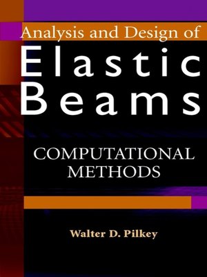 cover image of Analysis and Design of Elastic Beams
